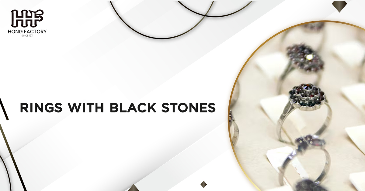 where to buy rings with black stones online